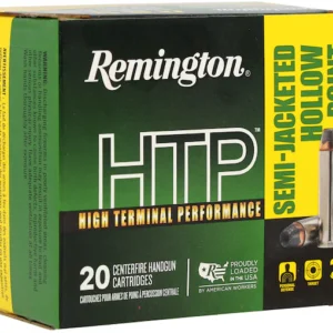 Remington High Terminal Performance (HTP) Ammunition 357 Magnum 158 Grain Semi-Jacketed Hollow Point