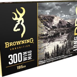 Browning Long Range Pro Match Ammunition 300 Winchester Magnum 195 Grain Sierra MatchKing Hollow Point Boat Tail Box of 20