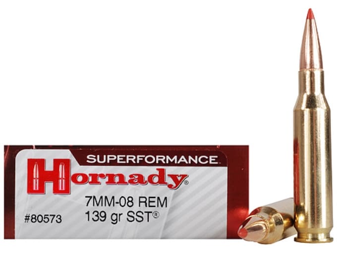 Hornady Superformance SST Ammunition 7mm-08 Remington 139 Grain SST Box of 20