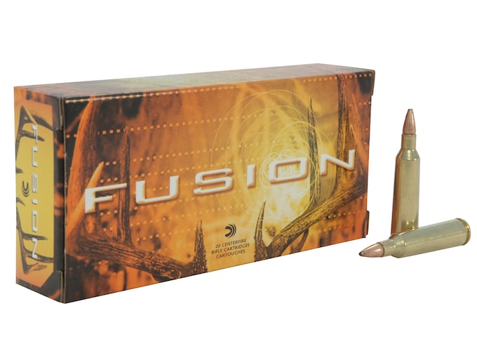 Federal Fusion Ammunition 22-250 Remington 55 Grain Bonded Spitzer Boat Tail