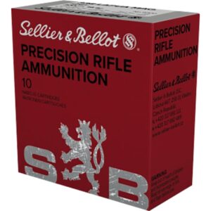 Sellier & Bellot Match Ammunition 338 Lapua Magnum 300 Grain Sierra MatchKing Hollow Point Boat Tail