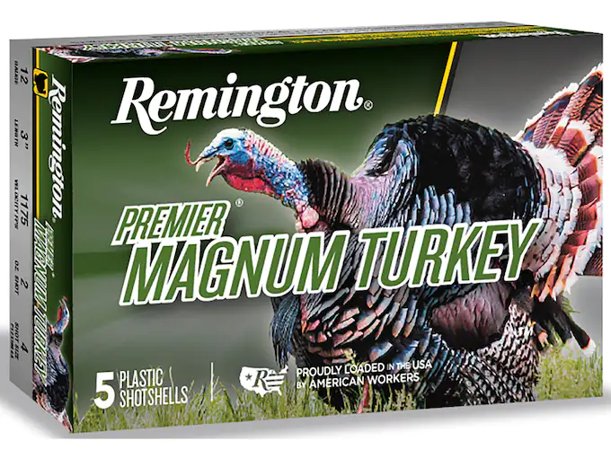 Remington Premier Magnum Turkey Ammunition 12 Gauge 3" #4 Copper Plated Shot