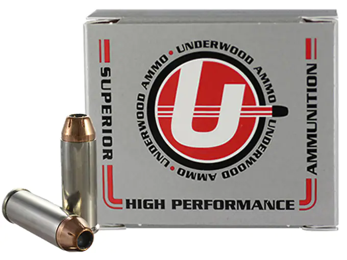 Underwood Ammunition 45 Colt (Long Colt) +P 250 Grain Hornady XTP Jacketed Hollow Point Box of 20