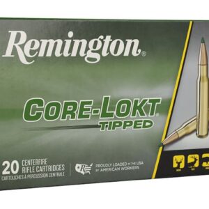 Remington Core-Lokt Tipped Ammunition 308 Winchester 180 Grain Polymer Tip Box of 20