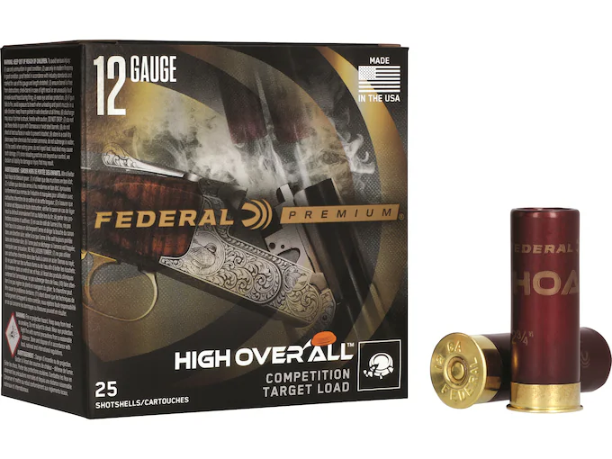 Federal Premium High Over All Ammunition 12 Gauge 2-3/4"