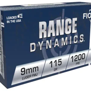 Fiocchi Range Dynamics Ammunition 9mm Luger 115 Grain Full Metal Jacket