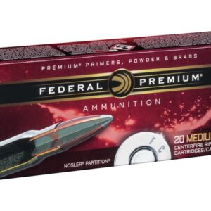 Federal Premium Ammunition 270 Winchester 130 Grain Nosler Partition Box of 20