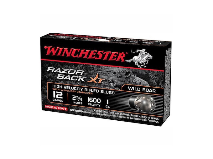 Winchester Razor Boar XT Ammunition 12 Gauge 2-3/4" 1 oz Segmenting Slug