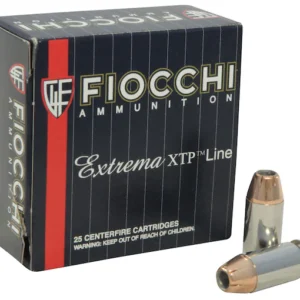 Fiocchi Extrema Ammunition 45 ACP 230 Grain Hornady XTP Jacketed Hollow Point Box of 25