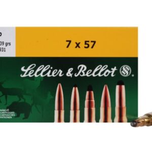 Sellier & Bellot Ammunition 7x57mm (7mm Mauser) 139 Grain Soft Point Box of 20