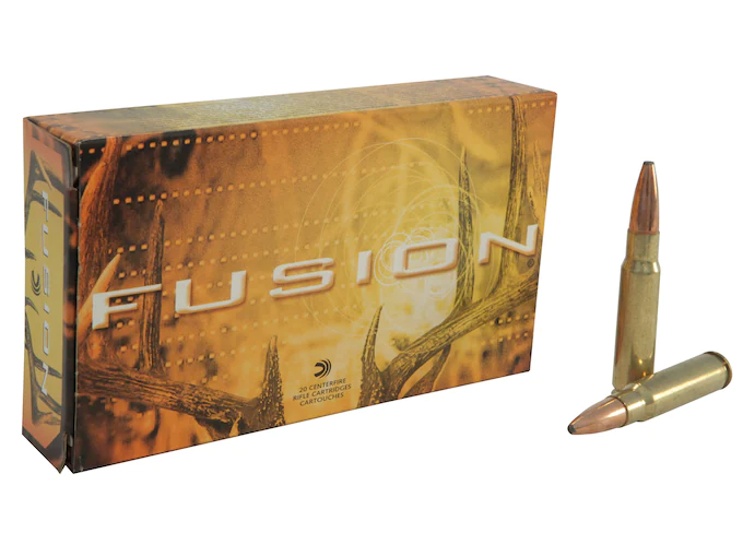 Federal Fusion Ammunition 338 Federal 200 Grain Bonded Spitzer Boat Tail Box of 20