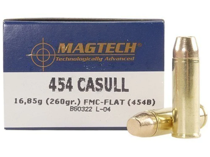 Magtech Ammunition 454 Casull 260 Grain Full Metal Jacket Box of 20
