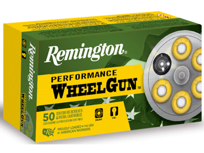 Remington Performance WheelGun Ammunition 357 Magnum 158 Grain Lead Semi Wad Cutter