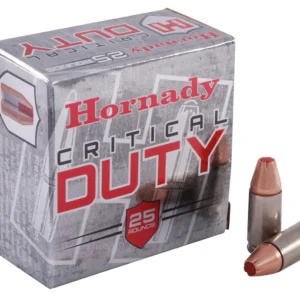 Hornady Critical Duty Ammunition 9mm Luger +P 135 Grain FlexLock Box of 25
