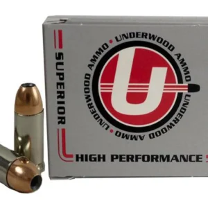 Underwood Ammunition 9mm Luger 115 Grain Jacketed Hollow Point Box of 20