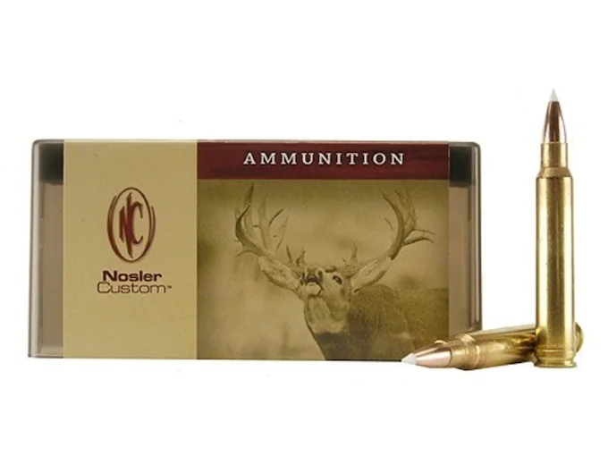 Nosler Custom Ammunition 8mm Remington Magnum 200 Grain AccuBond Spitzer Box of 20