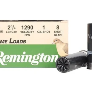 Remington Game Load Ammunition 12 Gauge 2-3/4" 1 oz #8 Shot