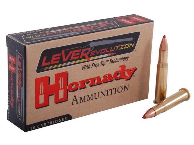 Hornady LEVERevolution Ammunition 30-30 Winchester 160 Grain FTX Box of 20