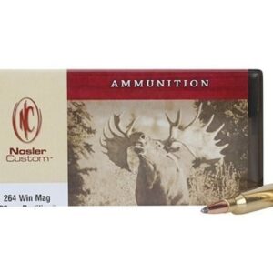 Nosler Custom Ammunition 264 Winchester Magnum 125 Grain Partition Spitzer Box of 20
