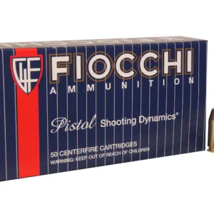 Fiocchi Shooting Dynamics Ammunition 40 S&W 170 Grain Full Metal Jacket Truncated Cone Box of 50