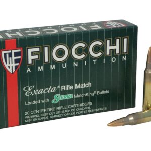 Fiocchi Exacta Ammunition 223 Remington 77 Grain Sierra MatchKing Hollow Point