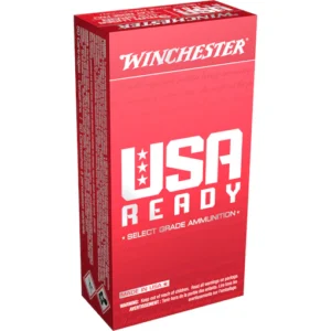 Winchester USA Ready Ammunition 9mm Luger 115 Grain Full Metal Jacket Flat Nose