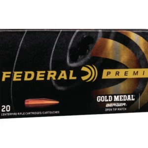 Federal Premium Gold Medal Berger Ammunition 300 Norma Magnum 215 Grain Berger Hybrid Box of 20