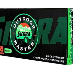 Sierra Outdoor Master Ammunition 223 Remington 55 Grain Jacketed Hollow Point Box of 20