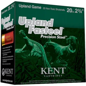 Kent Cartridge Upland Fasteel Precison Steel Upland Ammunition 20 Gauge 2-3/4" 7/8 oz #5 Non -Toxic Steel Shot Box of 25