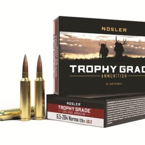 Nosler Trophy Grade Ammunition 6.5mm-284 Norma 129 Grain AccuBond Long Range Box of 20