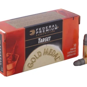 Federal Premium Gold Medal Target Ammunition 22 Long Rifle 40 Grain Lead Round Nose