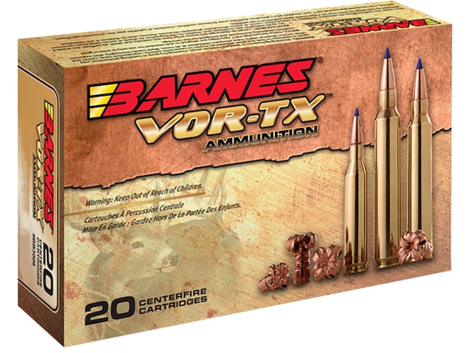 Barnes VOR-TX Ammunition 450 Bushmaster 250 Grain TSX Hollow Point Lead Free Box of 20