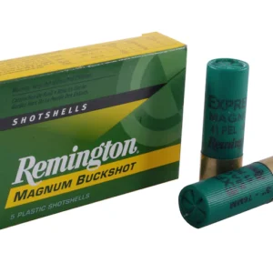 Remington Express Magnum Ammunition 12 Gauge 3" #4 Buckshot 41 Pellets Box of 5