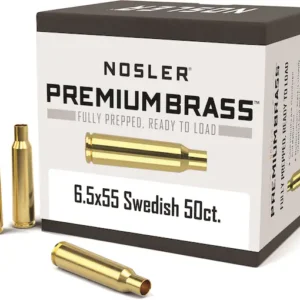 Nosler Custom Brass 6.5x55mm Swedish Mauser Box of 50