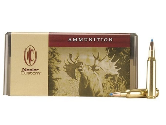 Nosler Custom Ammunition 257 Roberts +P 115 Grain Ballistic Tip Hunting Box of 20