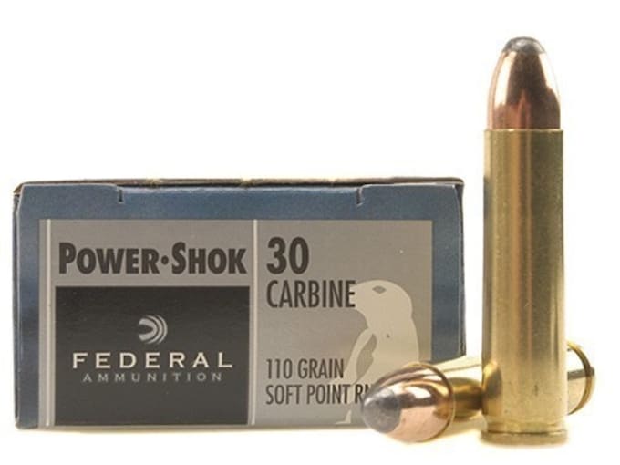 Federal Power-Shok Ammunition 30 Carbine 110 Grain Soft Point