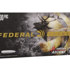 Federal Premium Terminal Ascent Ammunition 300 PRC 215 Grain Polymer Tip Bonded Boat Tail Box of 20