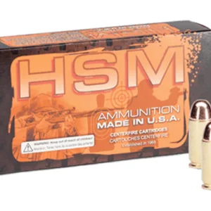 HSM Remanufactured Ammunition 40 S&W 180 Grain Full Metal Jacket
