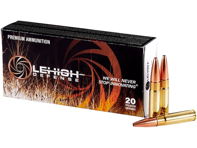 Lehigh Defense CC Ammunition 300 AAC Blackout 115 Grain Controlled Chaos Lead Free Box of 20