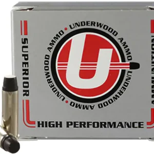 Underwood Ammunition 38 Special +P 158 Grain Hard Cast Lead Flat Nose Box of 20