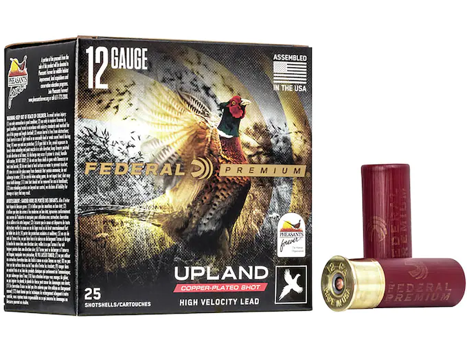 Federal Premium Wing-Shok Pheasants Forever Ammunition 12 Gauge 2-3/4" 1-1/4 oz Copper Plated Shot