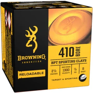 Browning BPT Target Ammunition 410 Bore 2-1/2" 1/2 oz #8 Shot Box of 25
