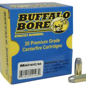 Buffalo Bore Ammunition Outdoorsman 10mm Auto 220 Grain Hard Cast Lead Flat Nose Box of 20