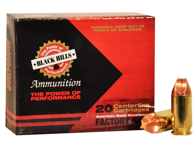 Black Hills HoneyBadger Ammunition 45 ACP 135 Grain Lehigh Xtreme Defense Lead-Free Box of 20