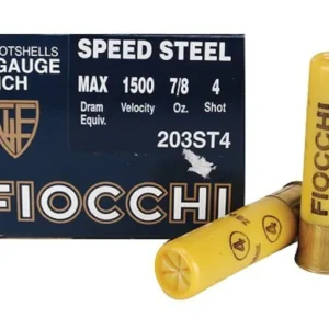 Fiocchi Speed Steel Ammunition 20 Gauge 3" 7/8 oz #4 Non-Toxic Steel Shot