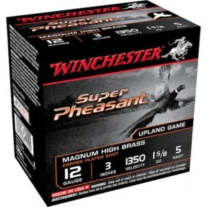 Winchester Super-X Pheasant Ammunition 12 Gauge 3" 1-5/8 oz #5 Shot Box of 25