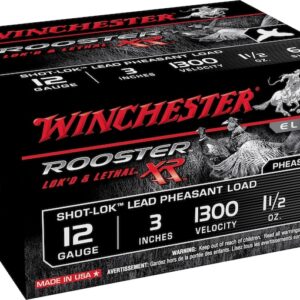 Winchester Rooster XR Pheasant Ammunition 12 Gauge 3" 1-1/2 oz #6 Shot-Lok Copper Plated Shot Box of 15