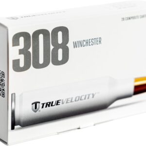 True Velocity Ammunition 308 Winchester 165 Grain Nosler AccuBond Composite Case Box of 20