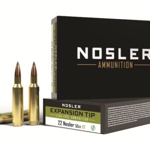 Nosler E-Tip Ammunition 22 Nosler 55 Grain E-Tip Lead-Free Box of 20