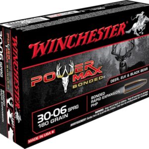 Winchester Power Max Bonded Ammunition 30-06 Springfield 180 Grain Protected Hollow Point Box of 20